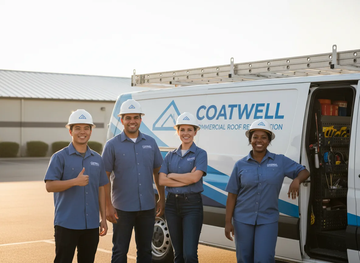 Commercial roof coating company in Carlos, MN